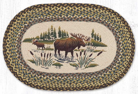 OP-51 Moose Wading Oval Patch 20"x30"