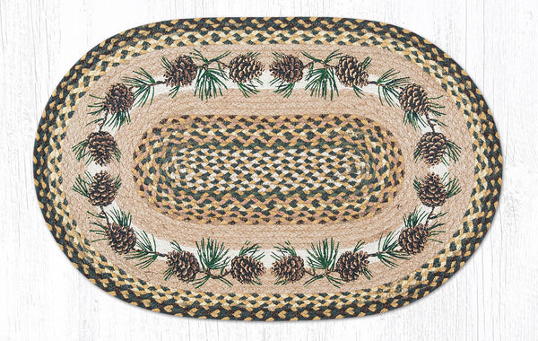 OP-51 Needles & Cones Oval Patch 20"x30"