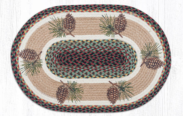OP-81 Pinecone Oval Patch 20"x30"