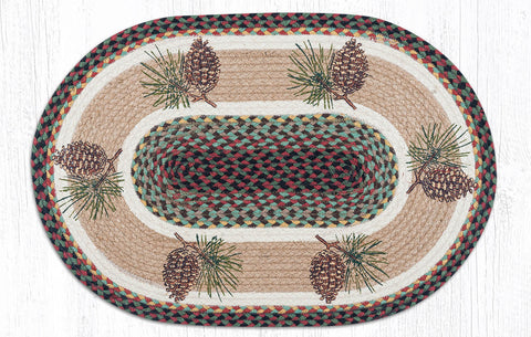 OP-81 Pinecone Oval Patch 20"x30"