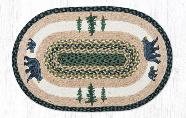 OP-116 Bear Timbers Oval Patch 20"x30"