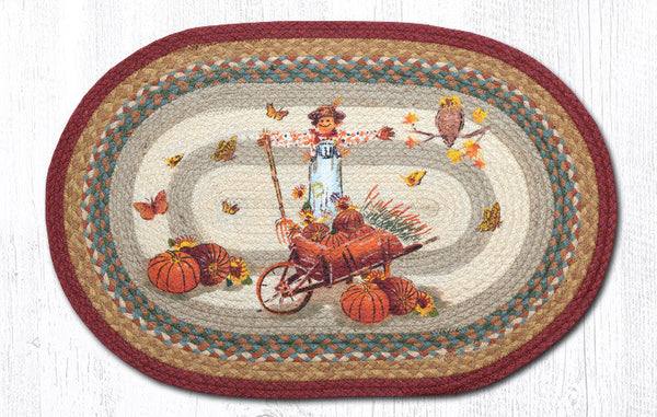 OP-222 Pumpkin Celebration Oval Patch 20"x30"