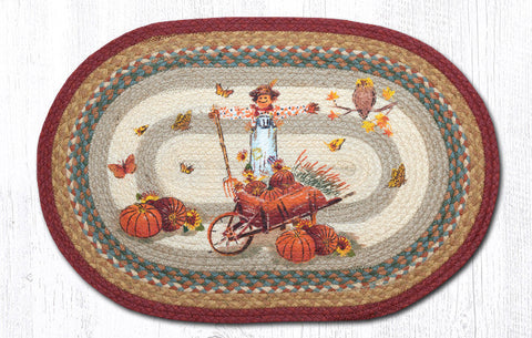 OP-222 Pumpkin Celebration Oval Patch 20"x30"