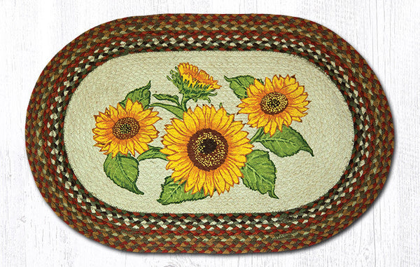 OP-300 Sunflowers Oval Patch 20"x30"