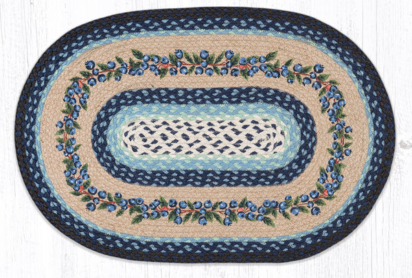 OP-312 Blueberry Vine Oval Patch 20"x30"