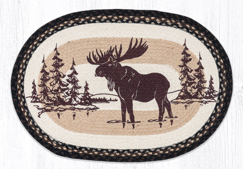 OP-313 Moose Silhouette Oval Patch 20"x30"