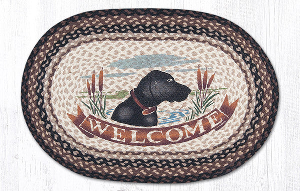 OP-313 Welcome Dog Oval Patch 20"x30"