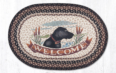 OP-313 Welcome Dog Oval Patch 20"x30"