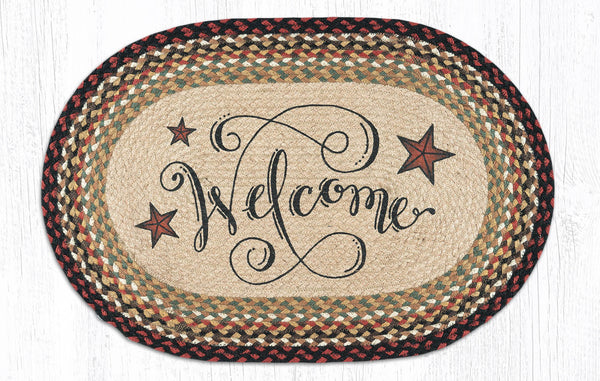 OP-319 Welcome Barn Stars Oval Patch 20"x30"