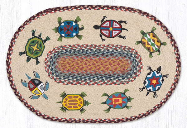 OP-332 Turtles Oval Patch 20"x30"