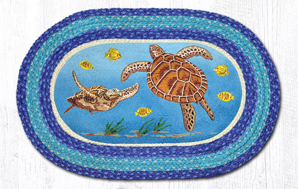 OP-384 Sea Turtle Oval Patch 20"x30"
