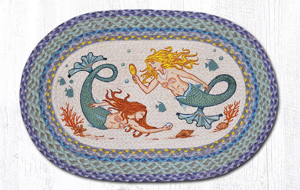 OP-386 Mermaids Oval Patch 20"x30"