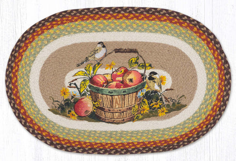 OP-426 Apple Chickadee Oval Patch 20"x30"