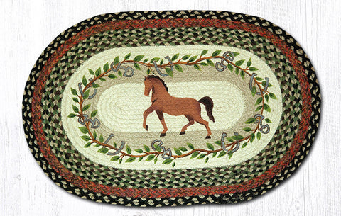 OP-427 Horse Oak Leaf Oval Patch 20"x30"