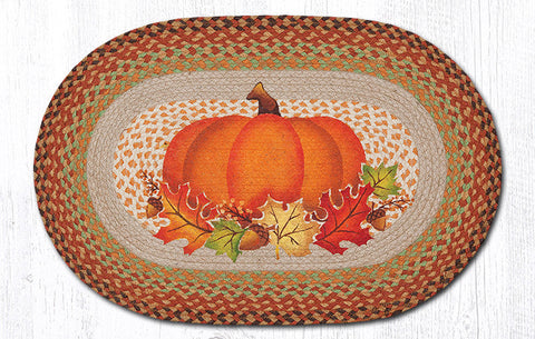 OP-438 Pumpkin Leaf Oval Patch 20"x30"