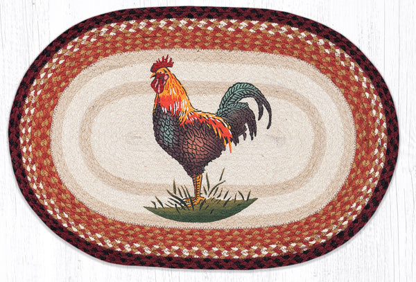 OP-471 Rustic Rooster Oval Patch 20"x30"