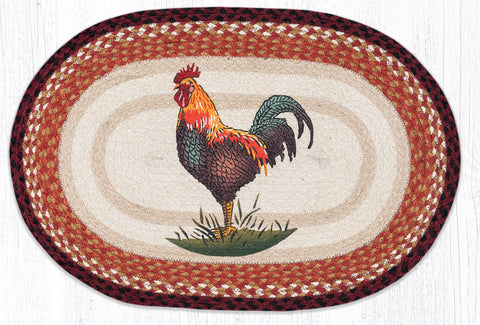 OP-471 Rustic Rooster Oval Patch 20"x30"