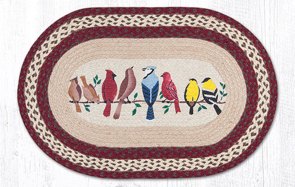 OP-501 Birds on a Wire Oval Patch 20"x30"