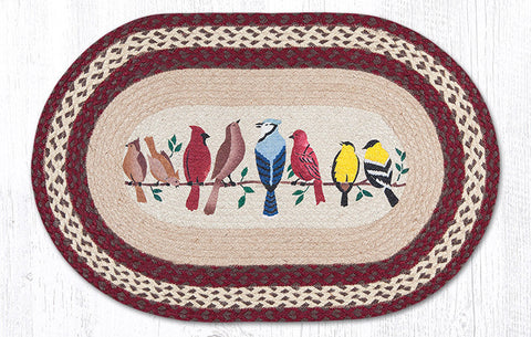 OP-501 Birds on a Wire Oval Patch 20"x30"