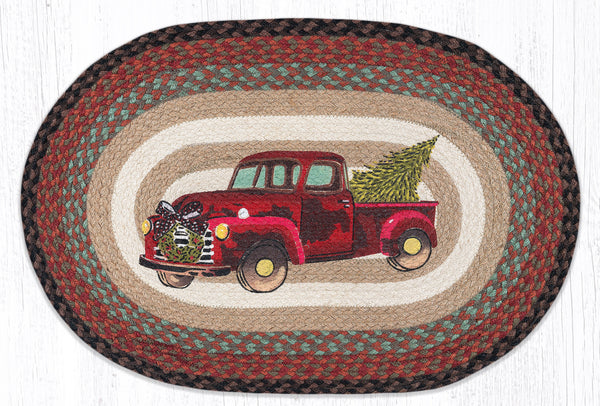 OP-530 Christmas Truck Oval Patch 20"x30"