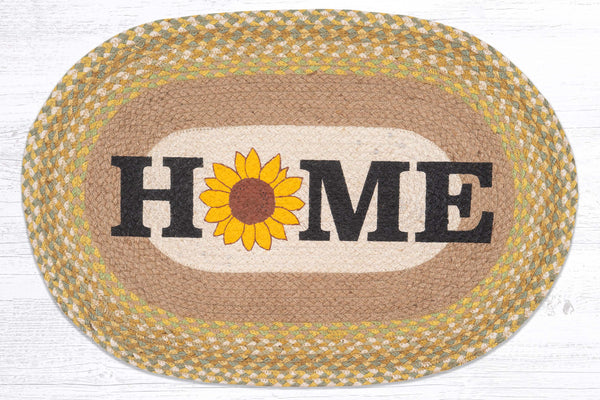 OP-654 Home - Sunflower Oval Patch 20"x30"