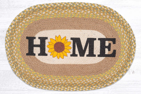 OP-654 Home - Sunflower Oval Patch 20"x30"