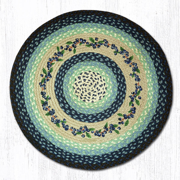 RP-312 Blueberry Vine Round Patch 27"x27"