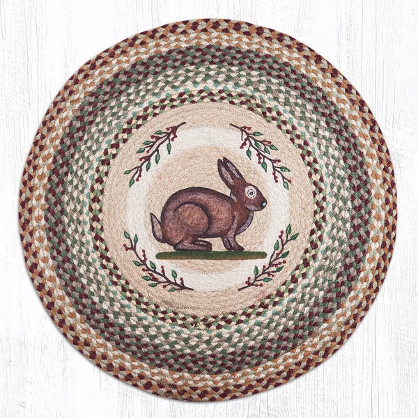 RP-413 Vintage Rabbit Round Patch 27"x27"