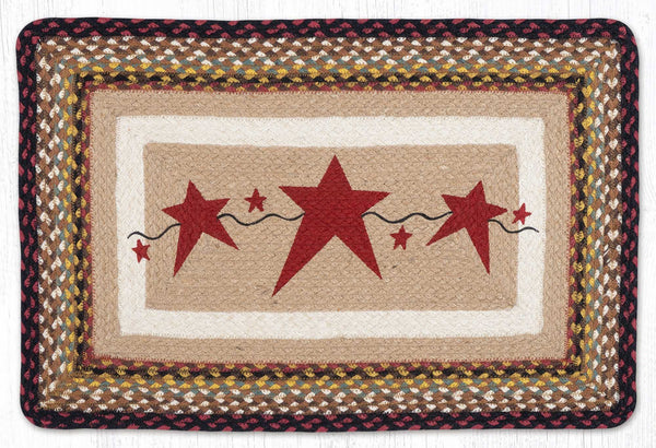 PP-19 Primitive Stars Burgundy Oblong Patch 20"x30"