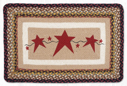 PP-19 Primitive Stars Burgundy Oblong Patch 20"x30"