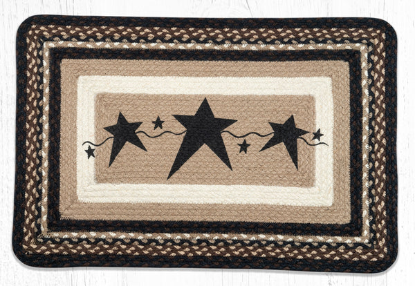 PP-313 Primitive Stars Black Oblong Patch 20"x30"