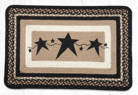 PP-313 Primitive Stars Black Oblong Patch 20"x30"