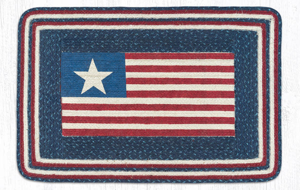 PP-565 American Flag Oblong Patch 20"x30"