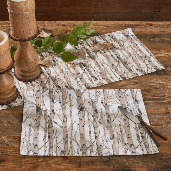 Birch Forest Table Runner 13X54