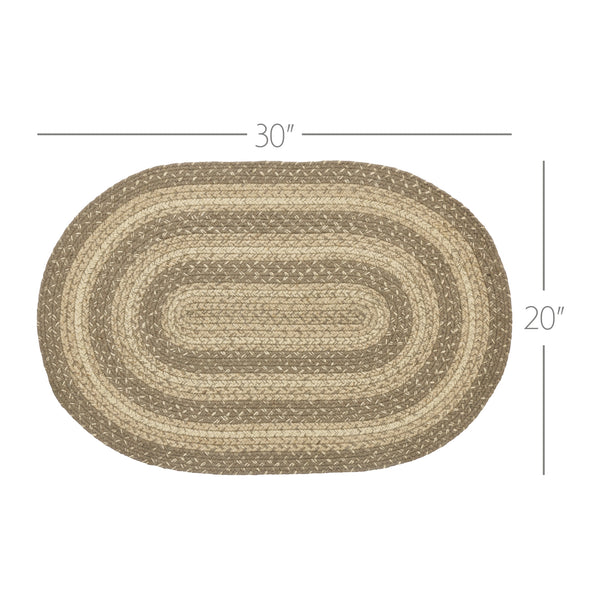 Cobblestone Jute Rug Oval 20x30