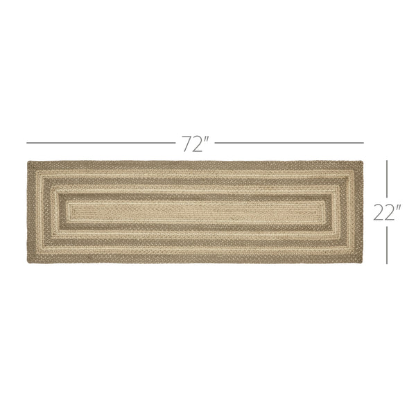 Cobblestone Jute Rug/Runner Rect 22x72