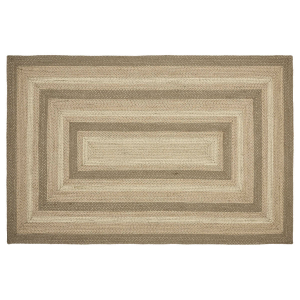 Cobblestone Jute Rug Rect w/ Pad 60x96