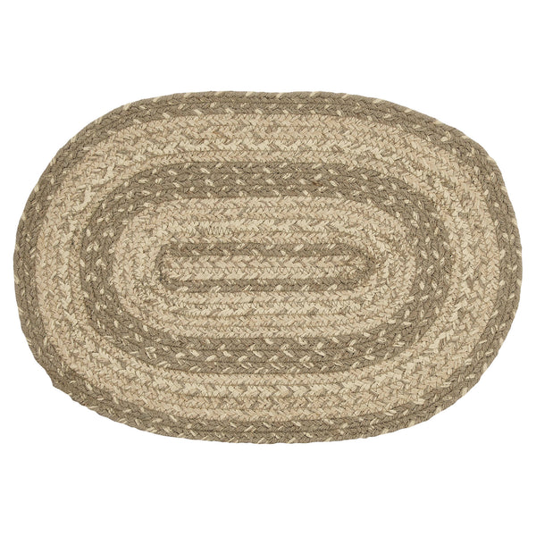 Cobblestone Jute Oval Placemat 10x15