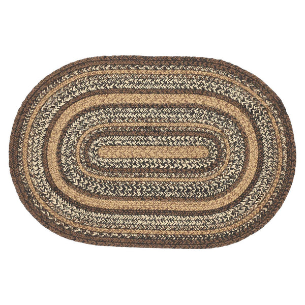 Espresso Jute Rug Oval 20x30