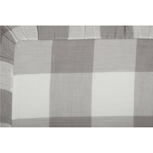 Madison Check Gray Euro Sham 26Lx26W