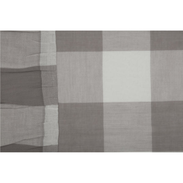 Madison Check Gray Standard Pillow Case Set of 2 27Lx21W+4