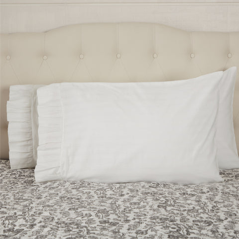Emily Standard Pillow Case Set of 2 27Lx21W+4
