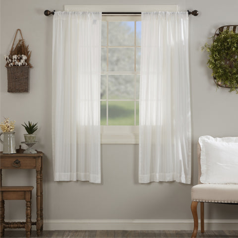 Emily Short Panel Set of 2 63Lx36W