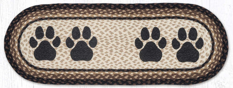 OP-313 Dog Paw Oval Table Runner 13"x36"