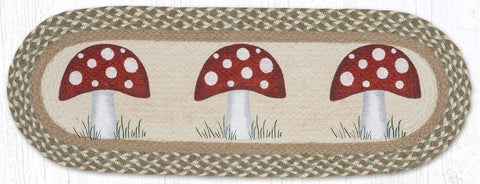 OP-660 Mushroom Oval Table Runner 13"x36"