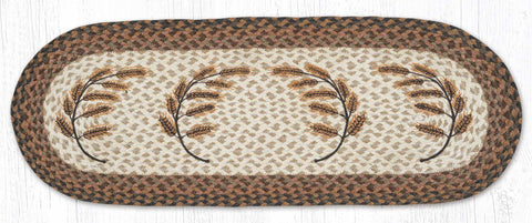OP-802 Golden Wheat Oval Table Runner 13"x36"