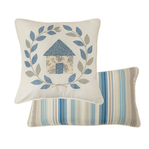 Blue Diamond Pillow Set