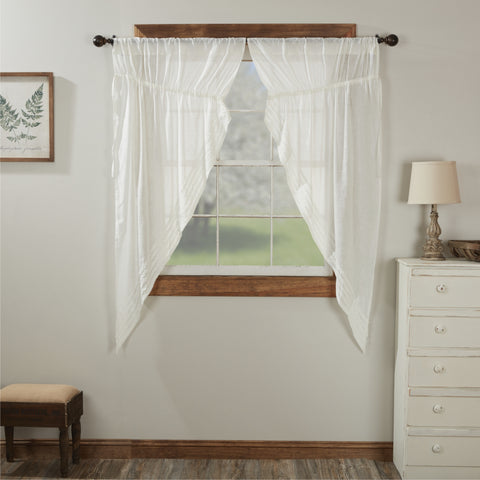 Kathryn Prairie Curtain Set of 2 63Lx36Wx18