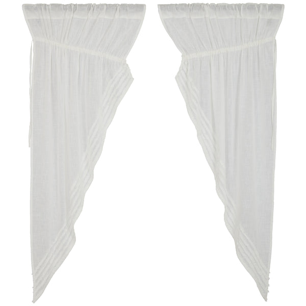 Kathryn Prairie Curtain Set of 2 63Lx36Wx18