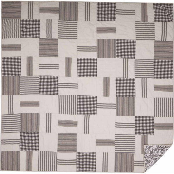 Gray Gables California King Quilt 103Lx103W